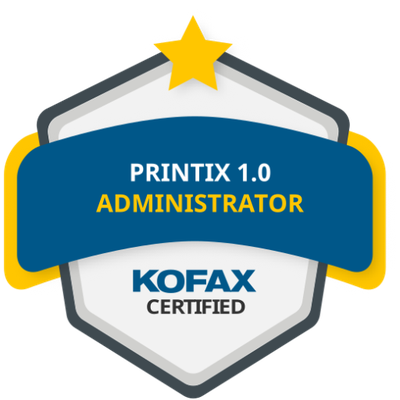 Printix 1.0 Administrator Badge