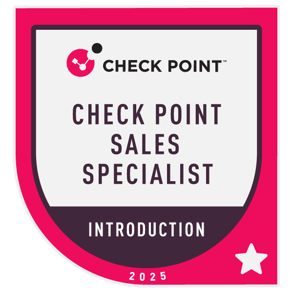 Check Point Sales Specialist - Introduction Badge
