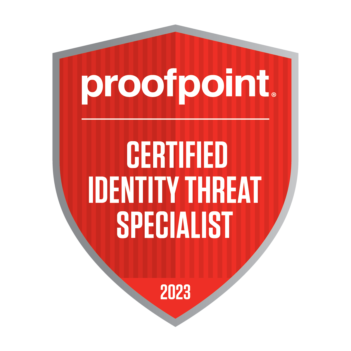 ProofPoint Certified Identity Specialist Badge