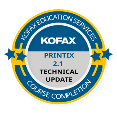 Printix 2.1 Technical Skill Update Badge