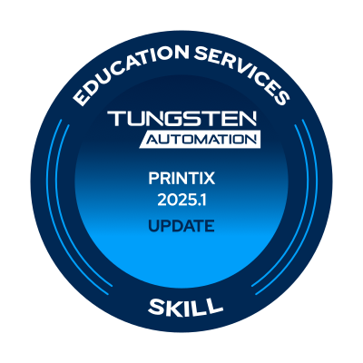 Printix 2025.1 Skill Update Badge